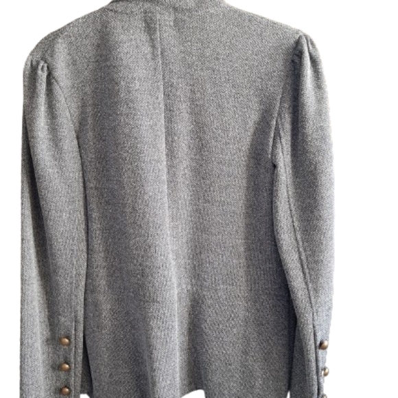 L. BOUTIQUE- Grey open front jacket/blazer for women - Size L - Picture 3 of 9